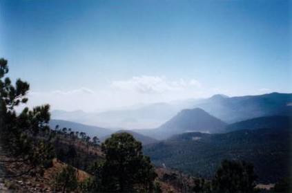 Vista hacia las faldas del Ajusco