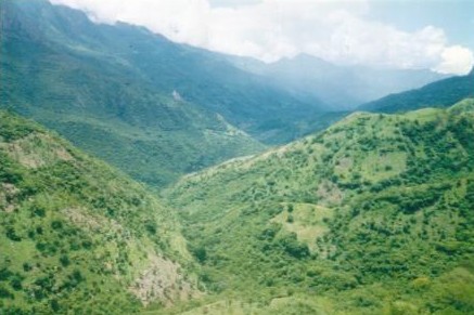 Las grandes montañas de la Sierra Mixteca